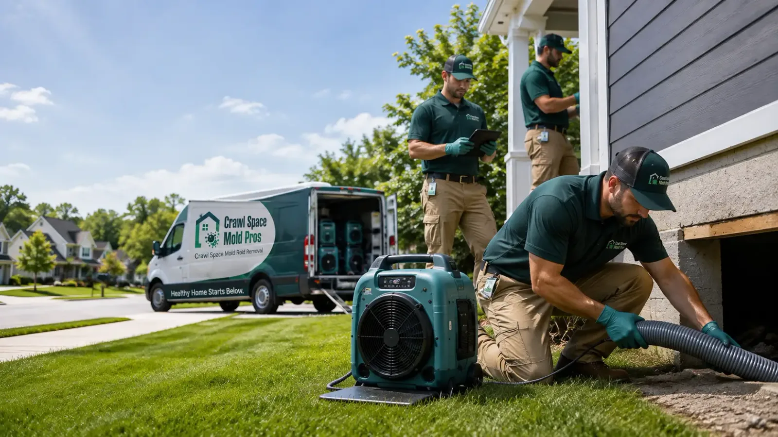 Crawl Space Mold Removal in Fallbrook, CA